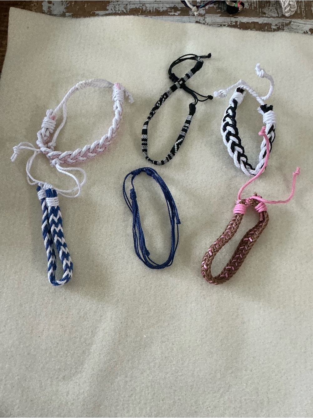 Multi-Color Women’s Braided Friendship Bracelets